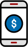 Mobile banking icon